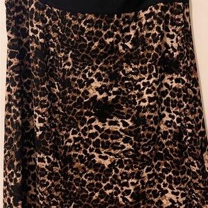Thalian Leopard Print Skirt